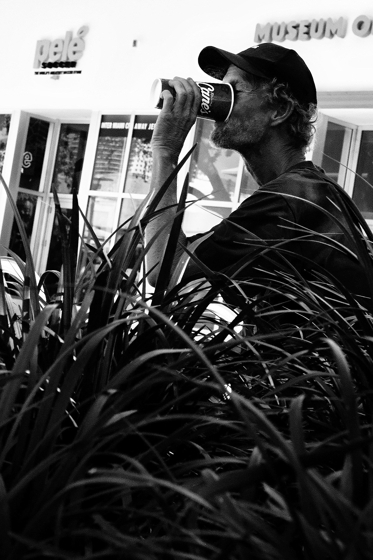 Miami Street Photography — Black & White Vertical Experiment with Light, Contrast & Structure, Breaking NYC Shooting Style. Emin Kuliyev — Award-Winning Wedding Photojournalist NYC & USA | Best Wedding Photographer Known for Candid, Timeless Moments