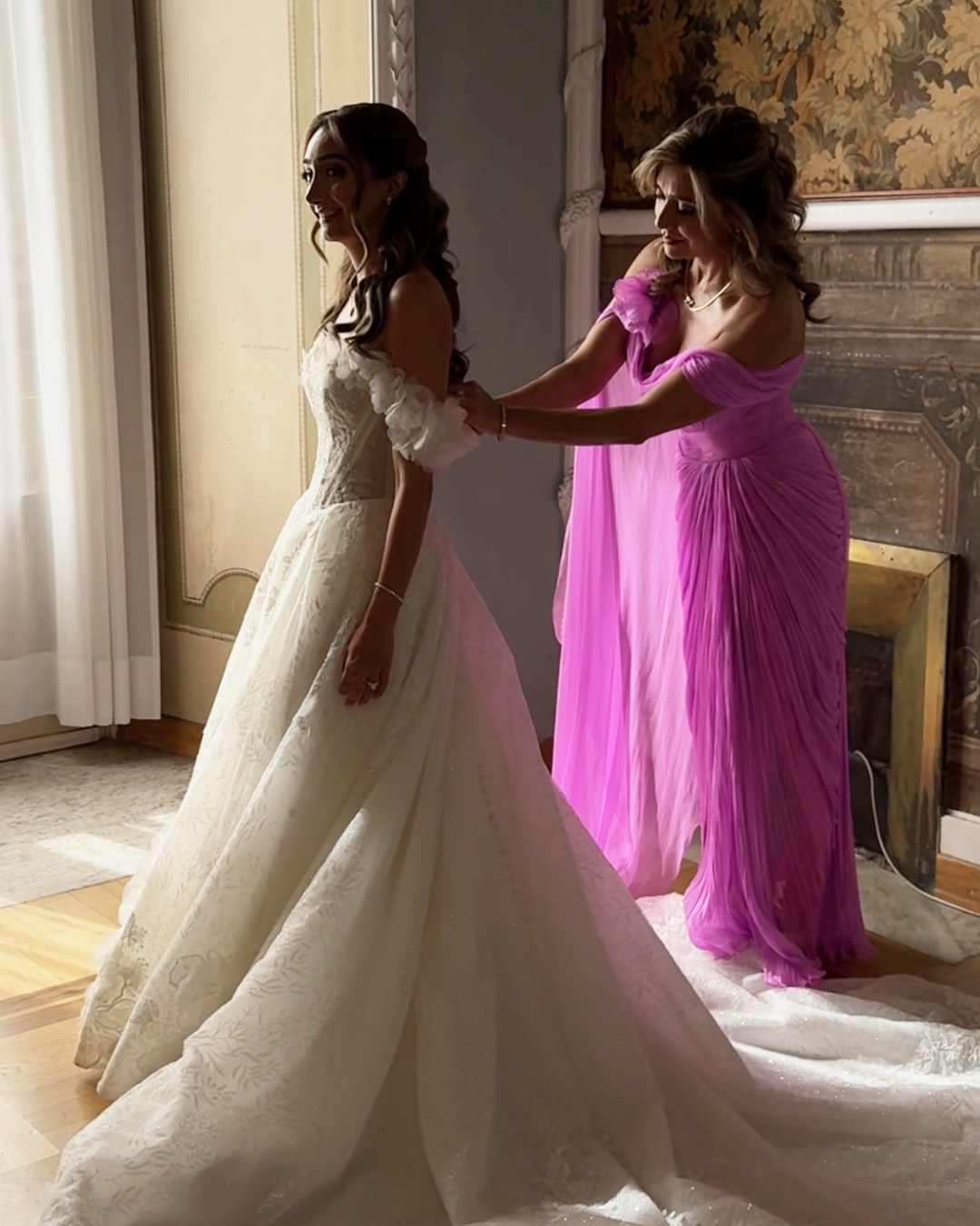 Tiffany and her mother