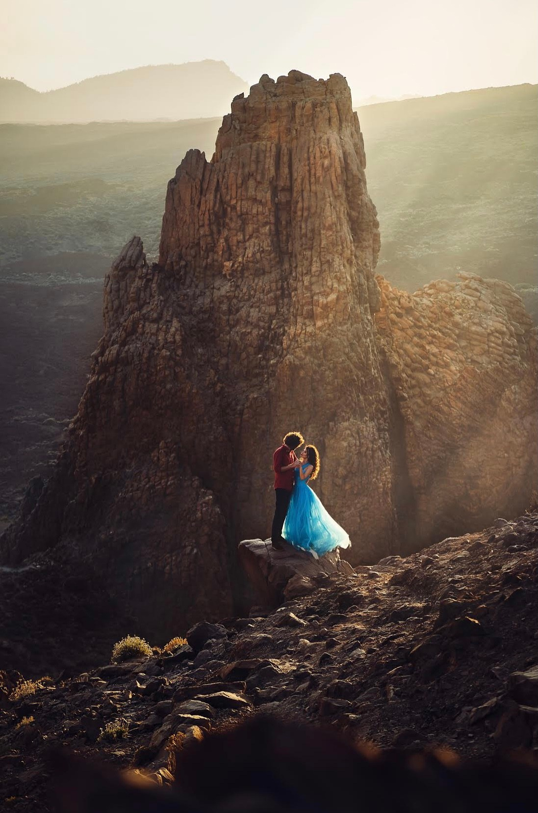 Parque nacional del Teide. Семейный и свадебный фотограф | Фотограф новорождённых, беременности, детей на Тенерифе | Съёмки в летящих платьях | Таня Боннет