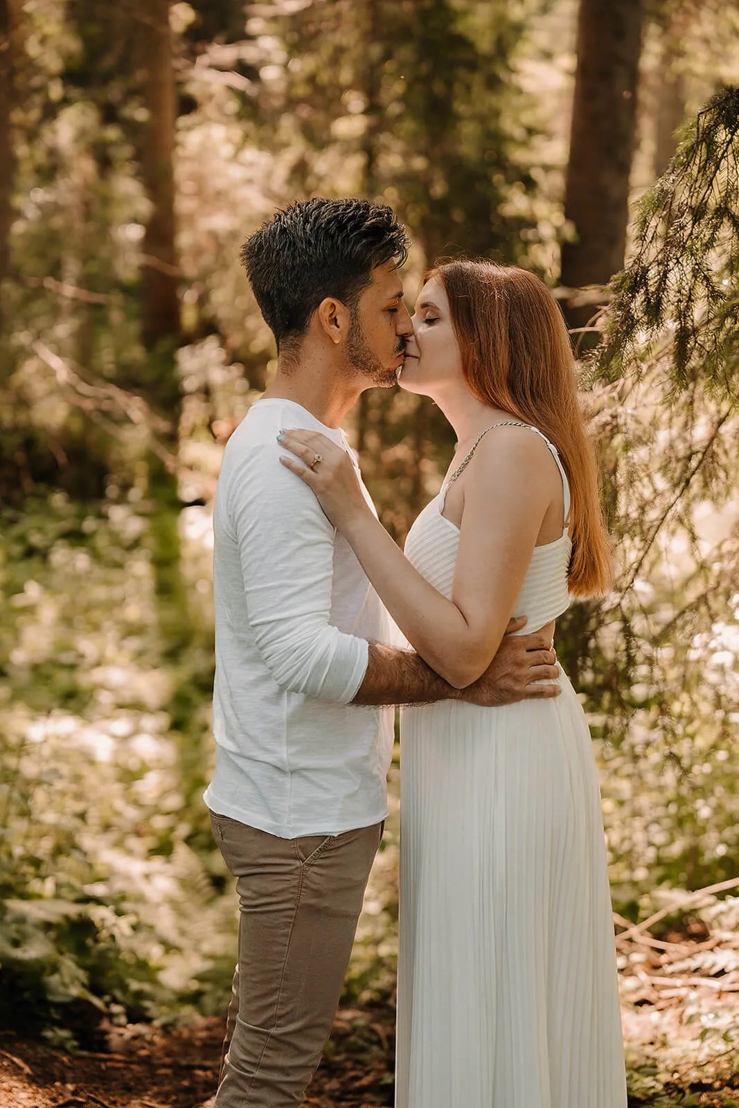 Sesión de Preboda en el Lago di Carezza, Dolomitas | El Velo Blanco. El Velo Blanco I Fotógrafos de Bodas