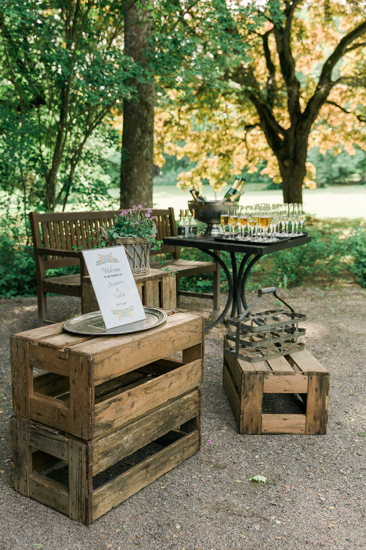 Ann-Marie ja Tani, hääkuvaus Mustion linnassa