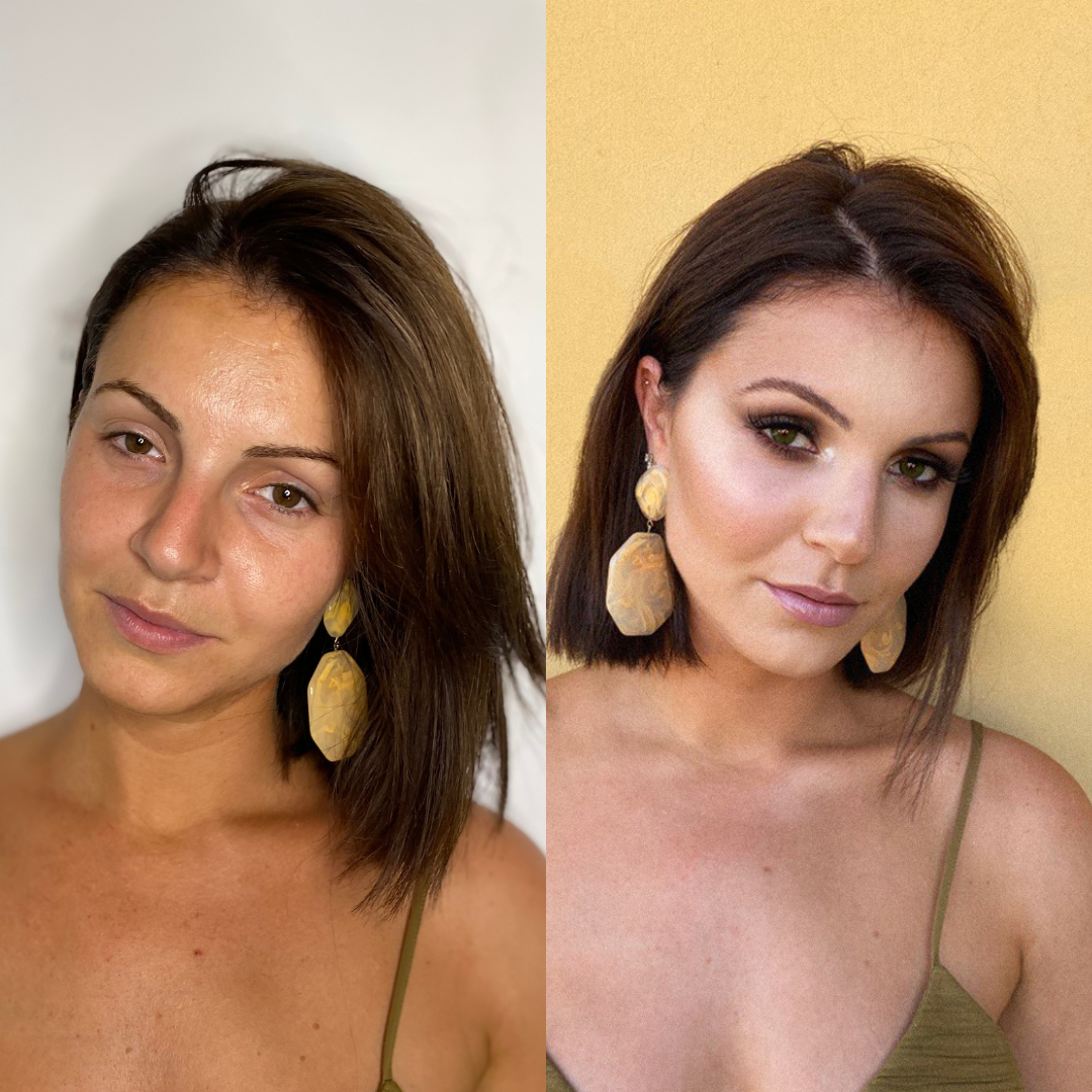 deep brown smoky eyes makeup in Parioli