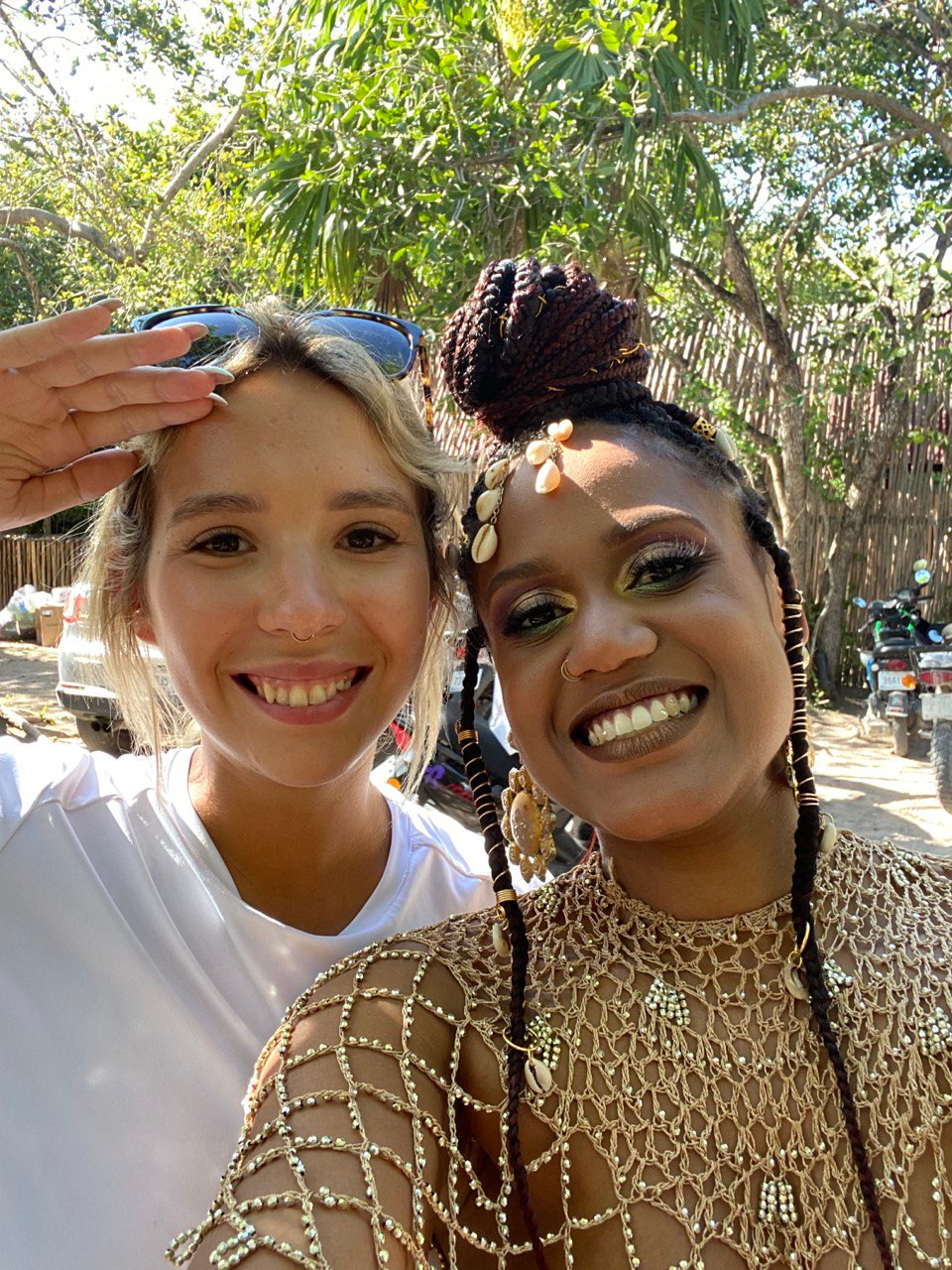 Shooting for NiambiRa the singer♥ 2021 Tulum