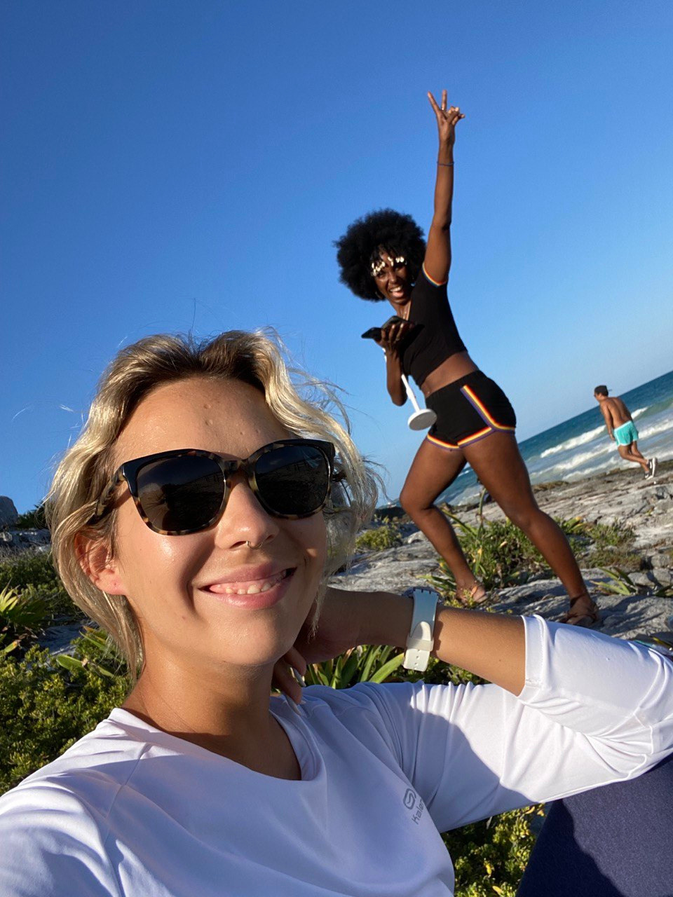 Shooting for NiambiRa the singer♥ 2021 Tulum