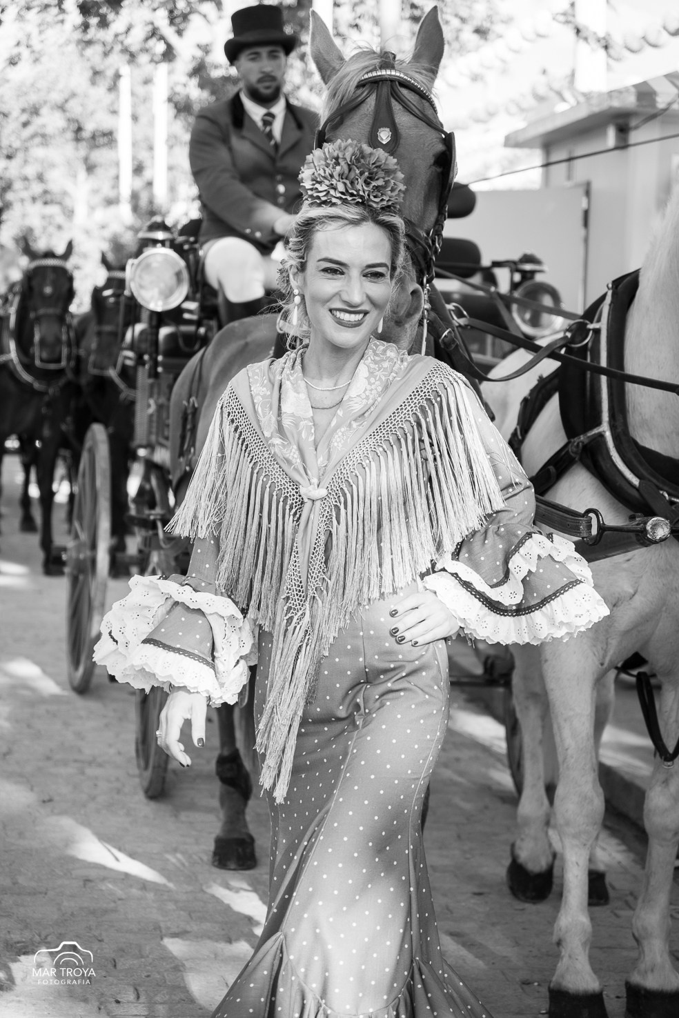 Feria de Sevilla 2025. Fotos con huella, fotografía de perros y mascotas en Sevilla