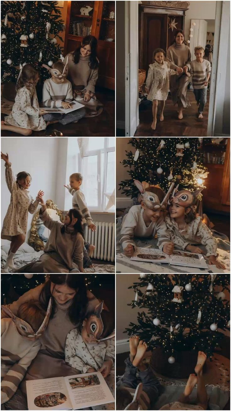 Семейная новогодняя фотосессия. Семейный фотограф Лейпциг, Германия