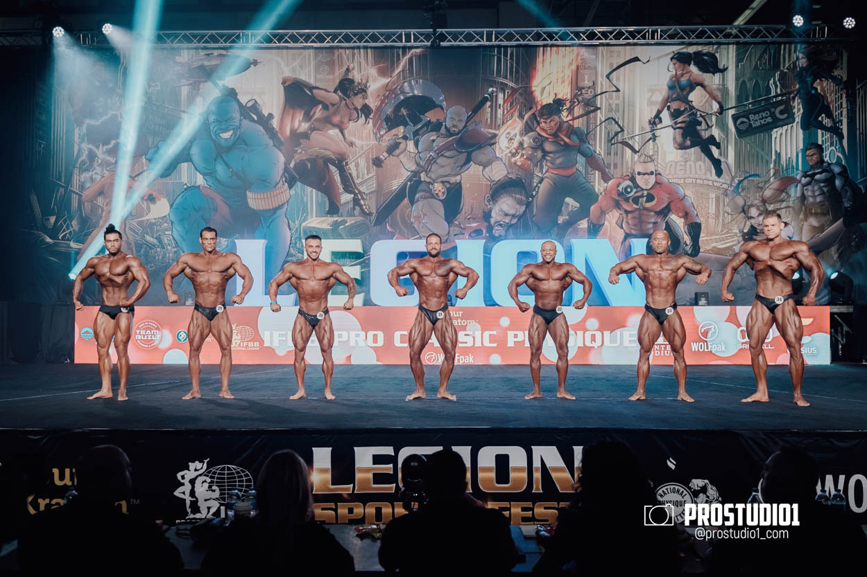 CLASSIC MEN’S PHYSIQUE. Photo & Video Production Studio #1