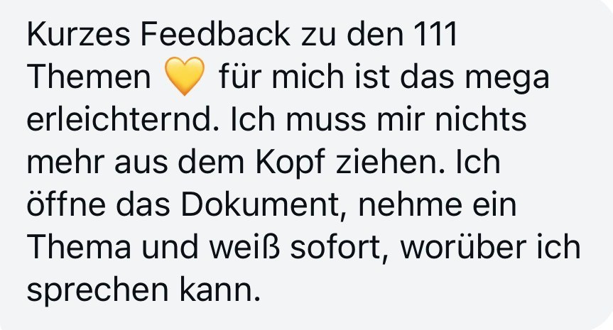 „Mehr als Likes“ - 111 Themen für deinen Content, der verkauft