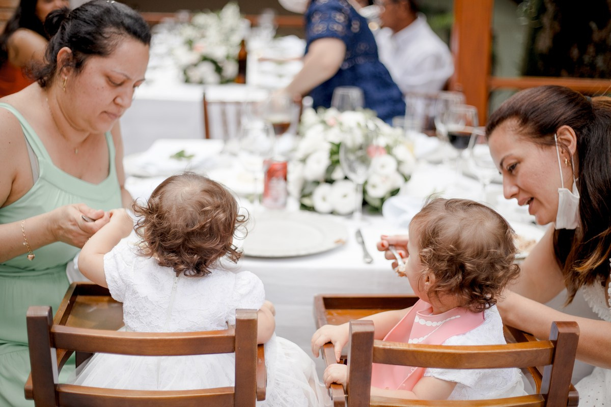Batizado da Ana Clara e Maria Rita. Fotógrafa de Eventos em São Paulo e Sorocaba Kika Damasceno