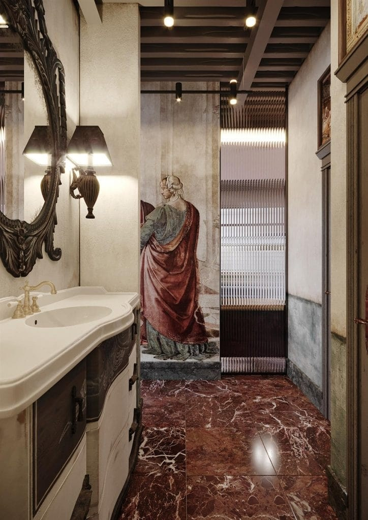 ITALIAN RESTAURANT. Interior Design & 3D Rendering | AB Design Buro