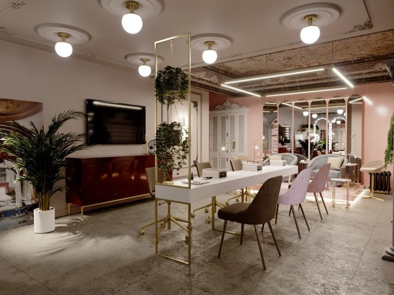 SPOT 2.55 / NUDE&NAKED. Дизайн интерьера и 3D-визуализация | AB Design Buro