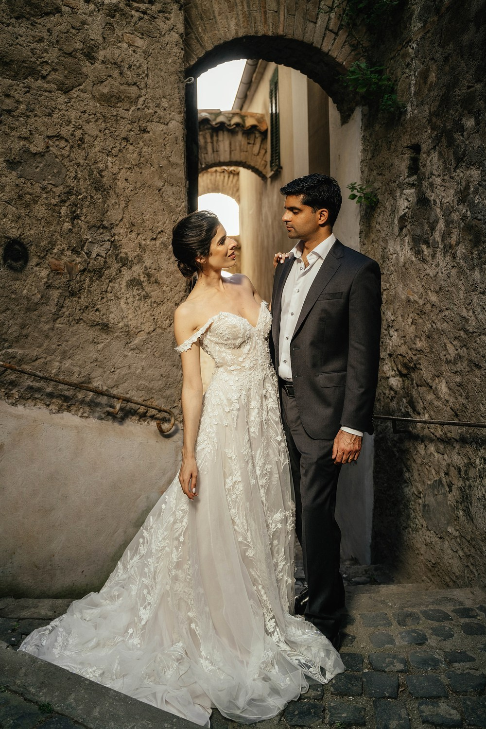 Wedding photoshoot in Anguillara Sabazia. Photographer in Italy Natalie Bero