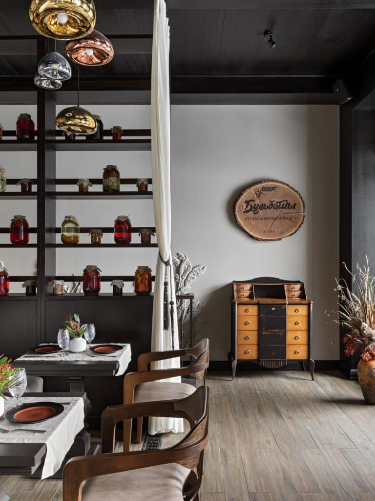 БУЛЬБАШЫ РЕСТОРАН. Дизайн интерьера и 3D-визуализация | AB Design Buro