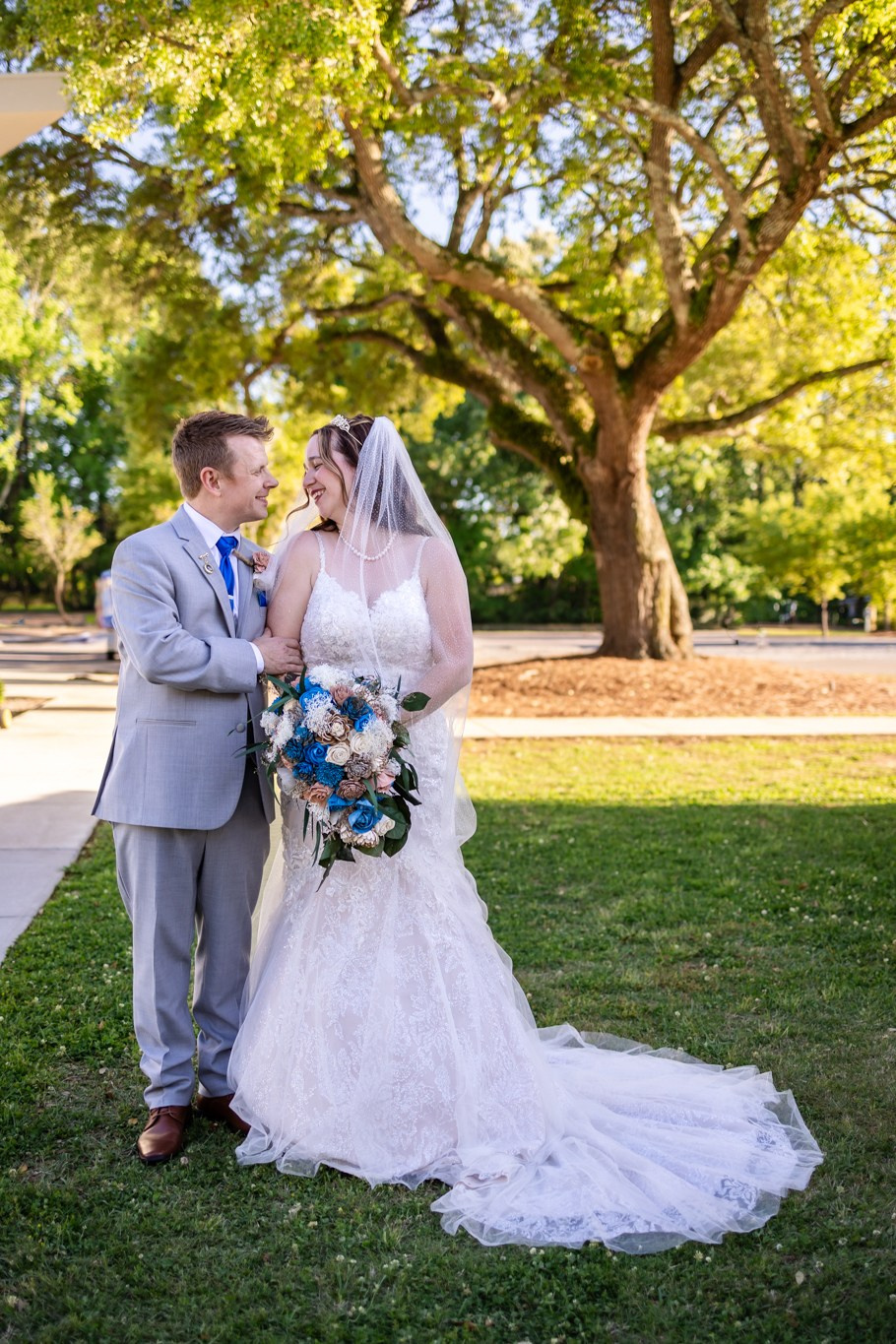 Bryan and Jessica at The Coastal Community Church in Charleston South Carolina. Wedding and portrait photography in Greenville SC