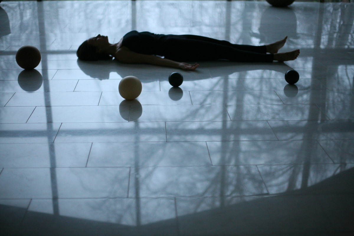 Girl on the ball. Victoria Dini. Art photography in London / Folkestone, UK