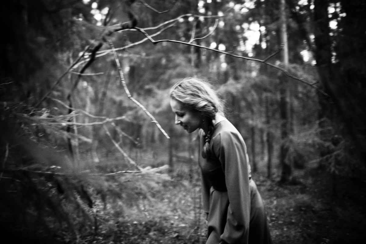 Natalie, woman of forest and sea. Victoria Dini. Art photography in London / Folkestone, UK