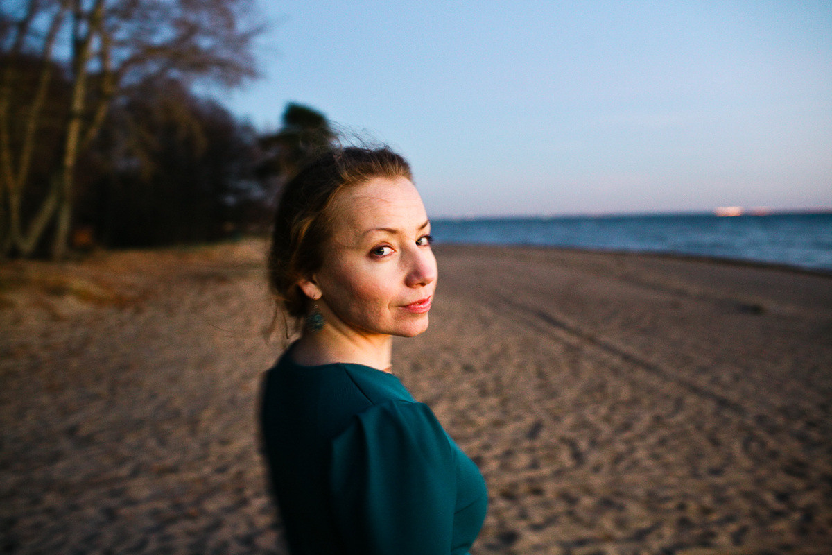 Natalie, woman of forest and sea. Victoria Dini. Art photography in London / Folkestone, UK