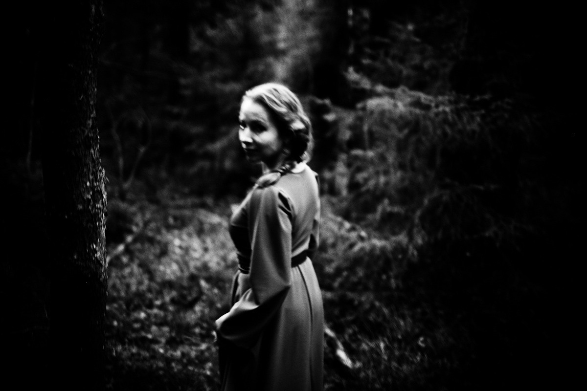 Natalie, woman of forest and sea. Victoria Dini. Art photography in London / Folkestone, UK