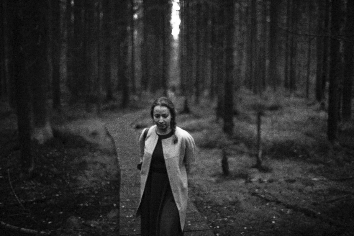 Natalie, woman of forest and sea. Victoria Dini. Art photography in London / Folkestone, UK