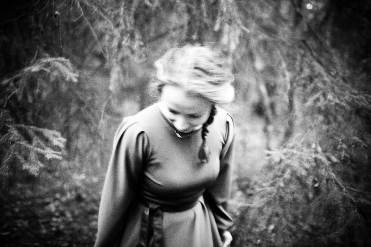 Natalie, woman of forest and sea. Victoria Dini. Art photography in London / Folkestone, UK