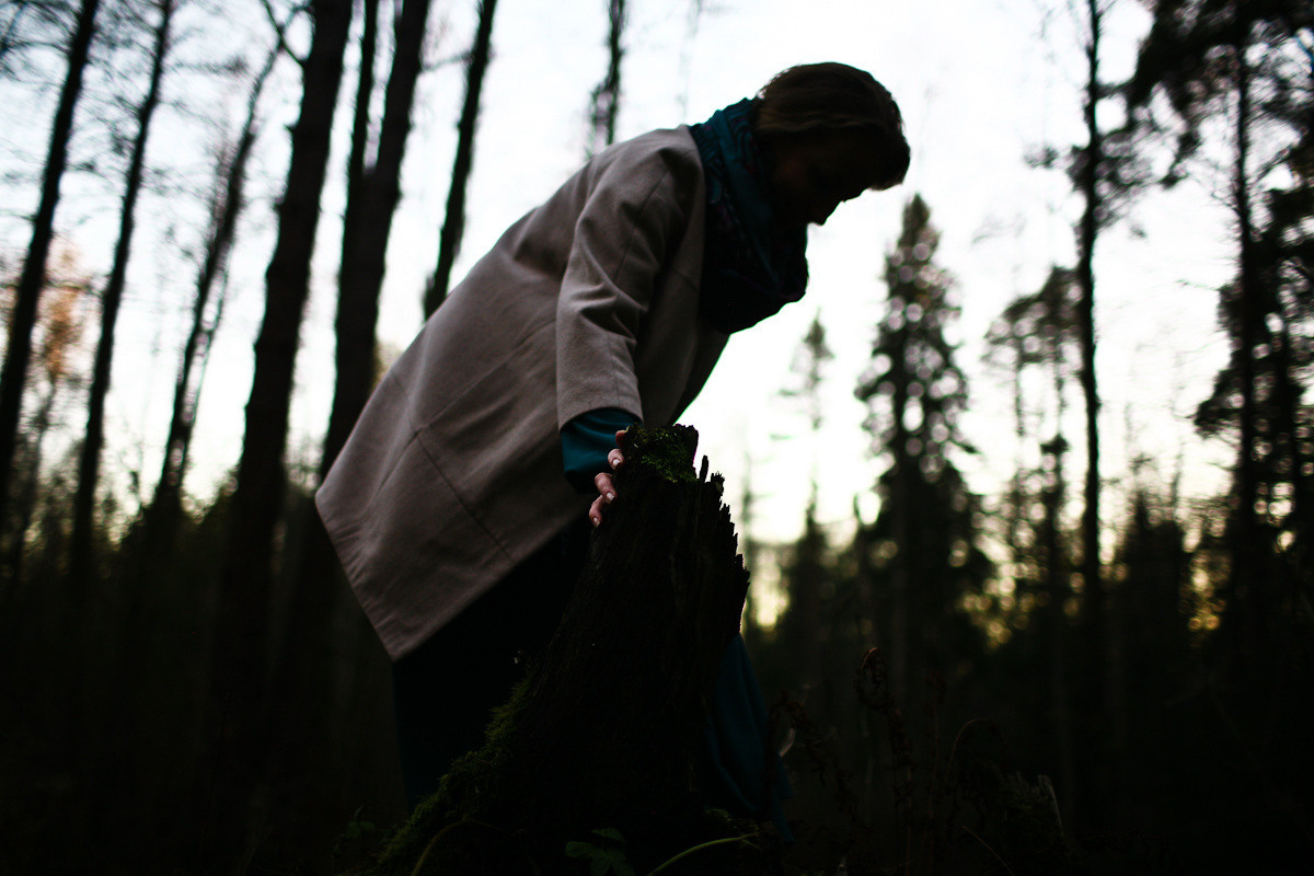 Natalie, woman of forest and sea. Victoria Dini. Art photography in London / Folkestone, UK