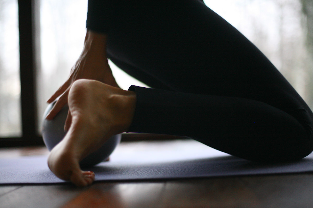Girl on the ball. Victoria Dini. Art photography in London / Folkestone, UK