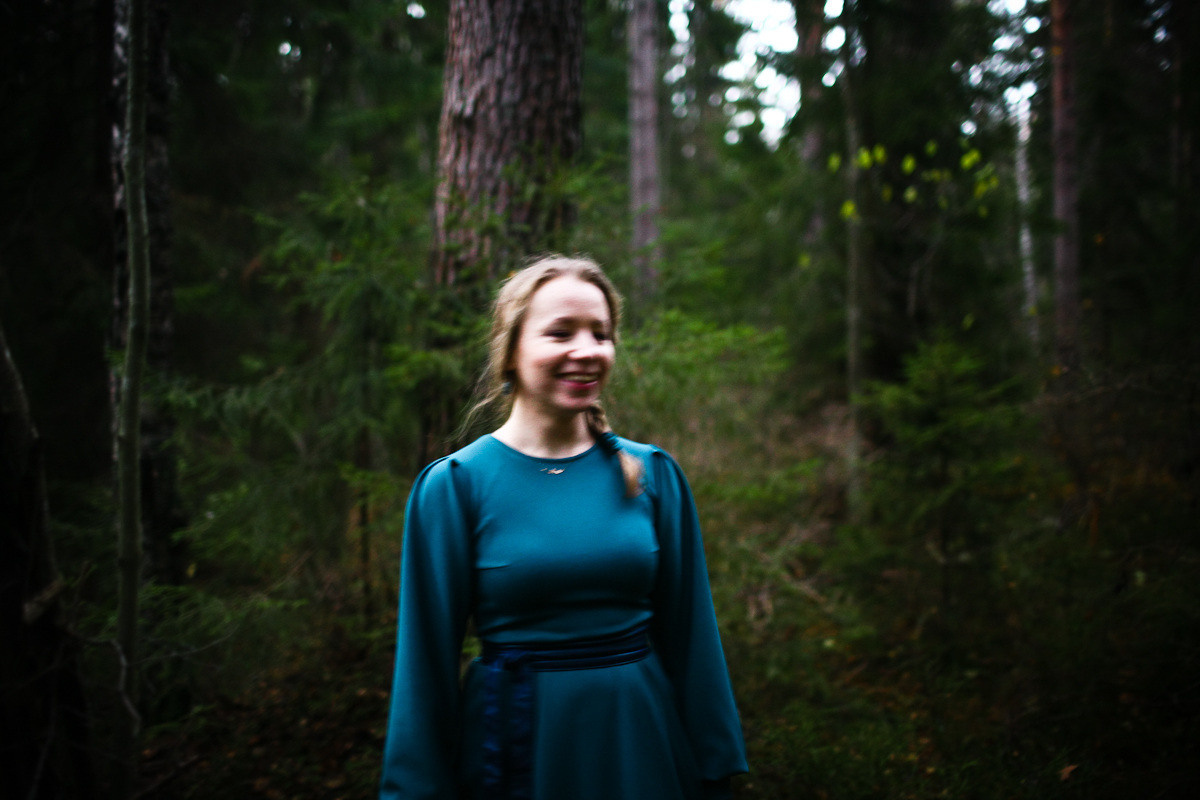 Natalie, woman of forest and sea. Victoria Dini. Art photography in London / Folkestone, UK