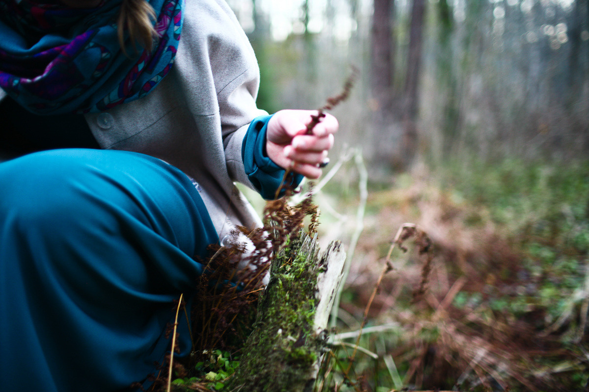 Natalie, woman of forest and sea. Victoria Dini. Art photography in London / Folkestone, UK