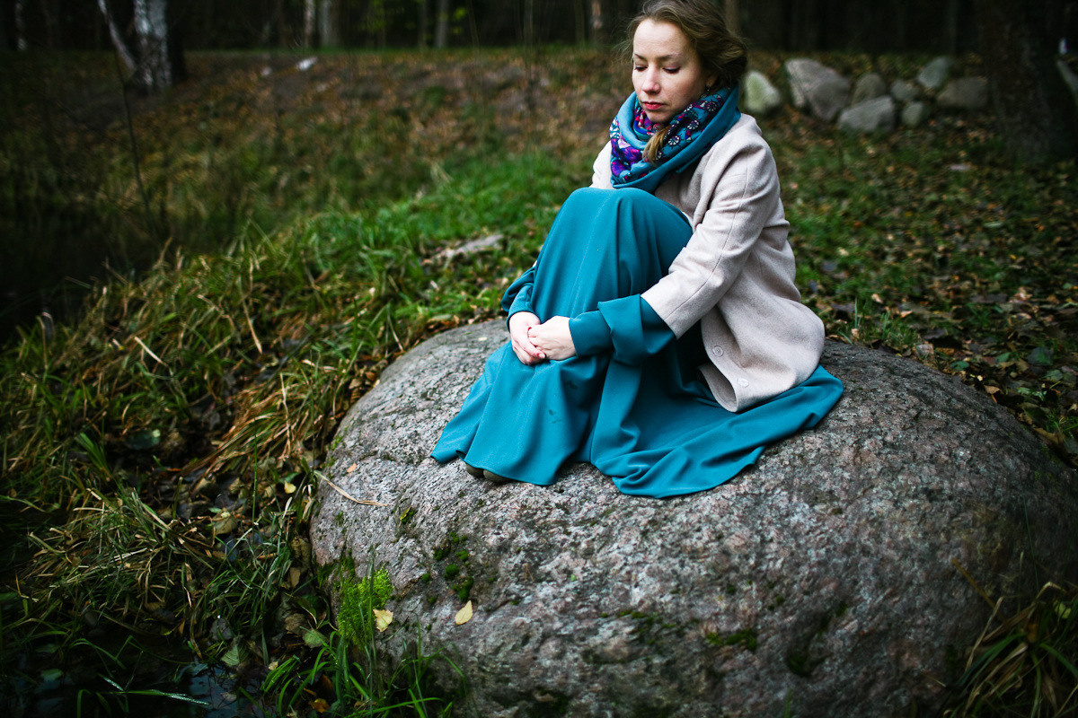 Natalie, woman of forest and sea. Victoria Dini. Art photography in London / Folkestone, UK