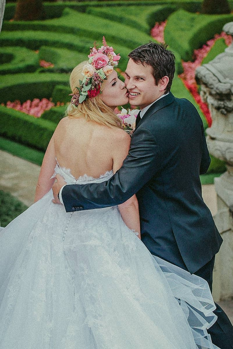 Michelle & Dan — Designer Vrtba Garden Wedding Photography, Prague