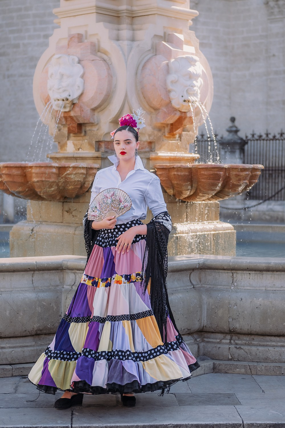 Flamencas al borde del Guadalquivir