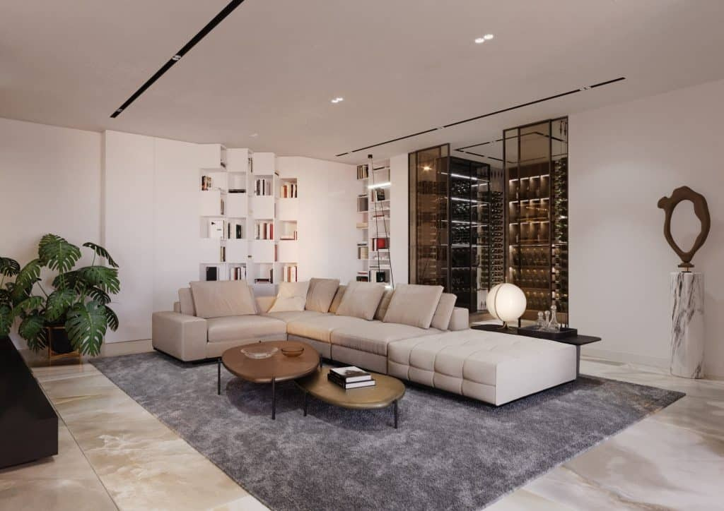 CONTEMPORARY PENTHOUSE. Дизайн интерьера и 3D-визуализация | AB Design Buro