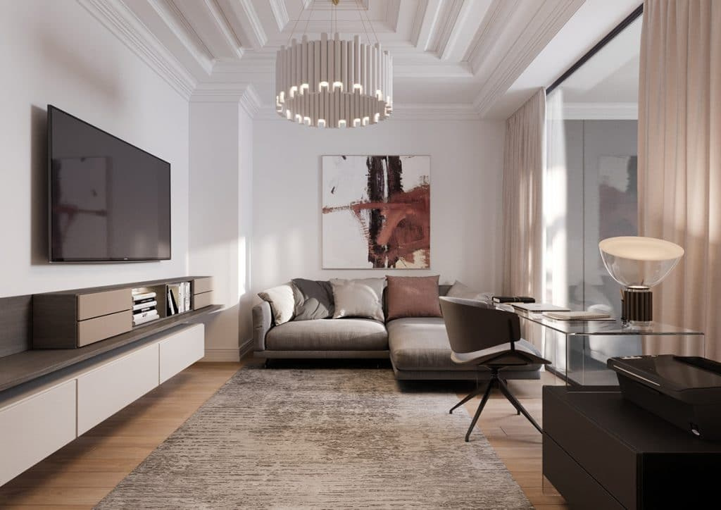 ART DECO HOUSE. Interior Design & 3D Rendering | AB Design Buro