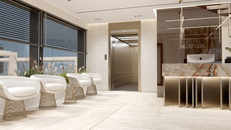 ELEMENTAL КЛИНИКА В ДУБАЕ. Дизайн интерьера и 3D-визуализация | AB Design Buro