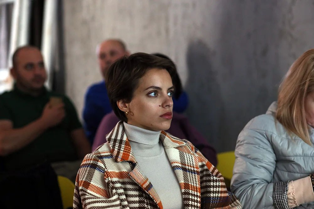 Мастер-класс Сергея Максимишина в Школе Фотографии Романа Рыбалёва. Școala de fotografie lui Roman Ribaliov. Orașul Chișinău, Moldova