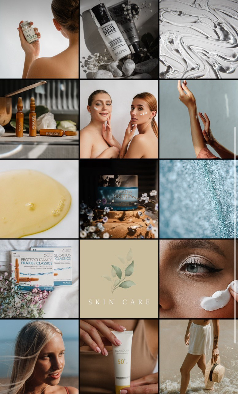 визуал прага фотограф видеограф салон красоты чехия контент стратегия косметика магазин