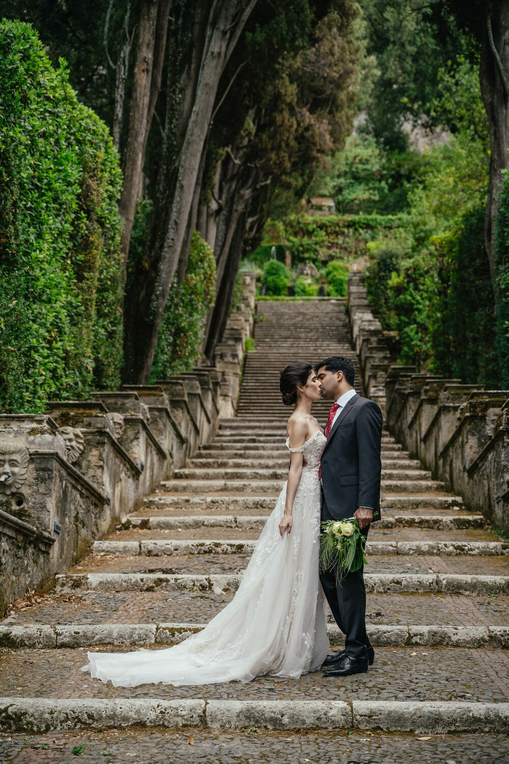 Wedding photoshoot in Tivoli. Photographer in Italy Natalie Bero