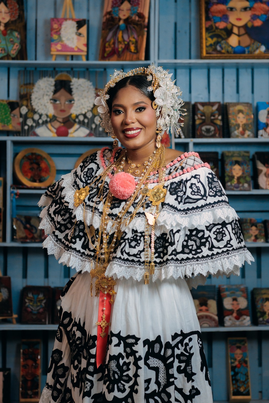 Sesión de fotos con pollera en Panamá · GVPhoto