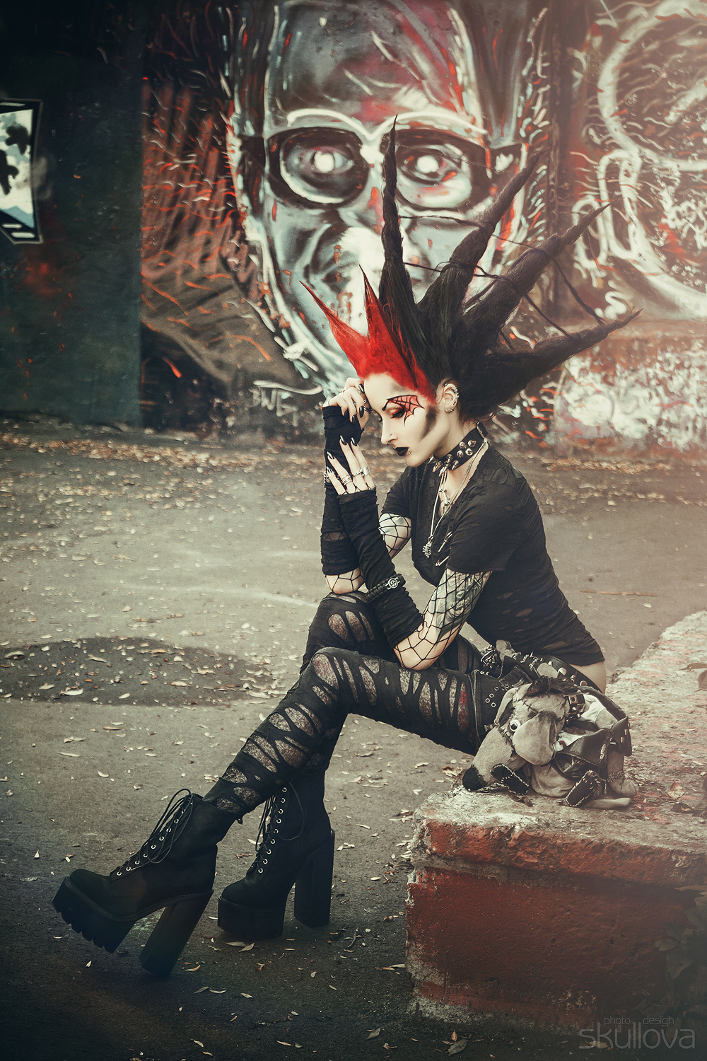 DeathRock (2014). Фотограф и ретушер в Белграде Елена Skullova