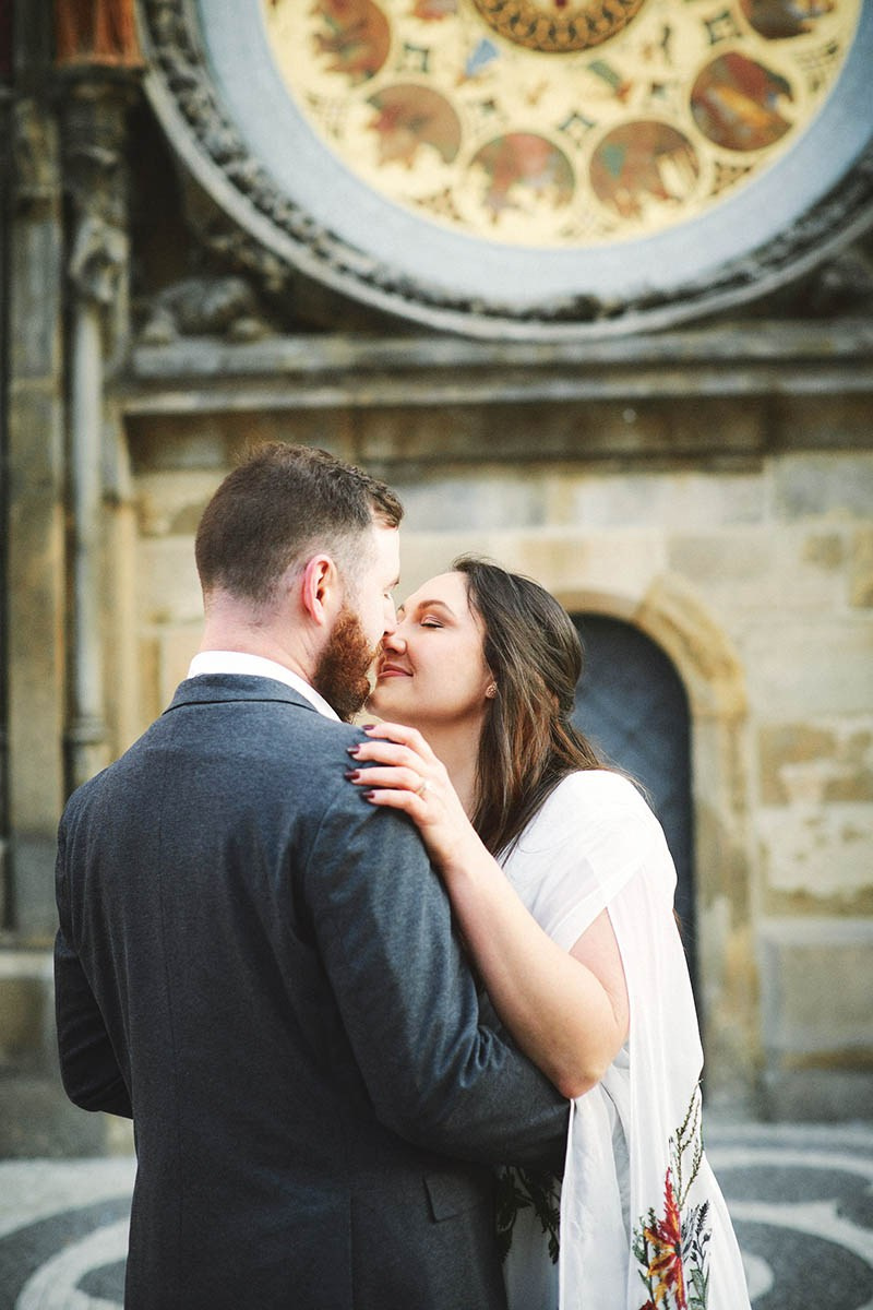 Pre-Dawn Sunrise Engagement Session in Prague