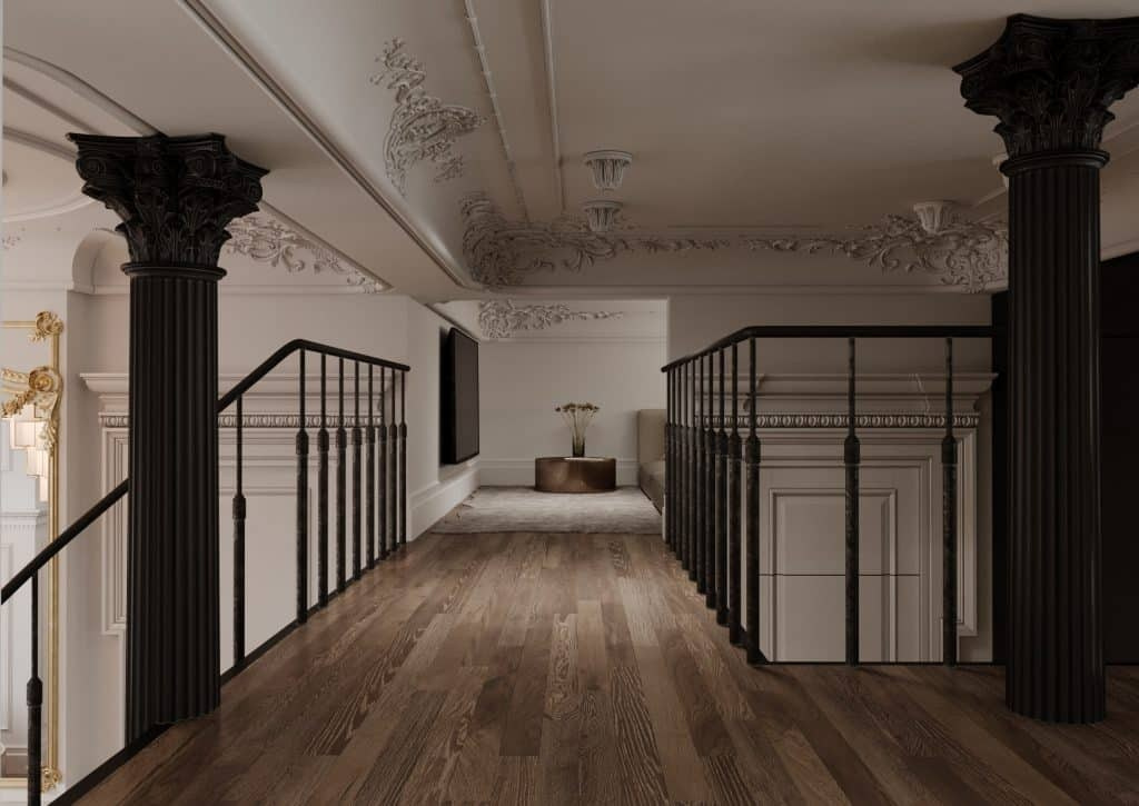 PENTHOUSE IN CLASSIC STYLE. Дизайн интерьера и 3D-визуализация | AB Design Buro