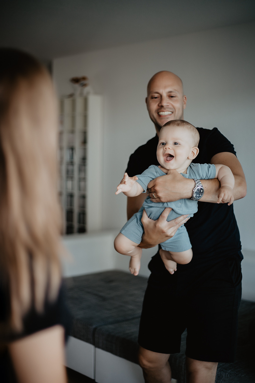 Homestory Fotoshooting mit kleinem Kind. Familien shooting in Heilbronn, Stuttgart, Heidelberg, Öhringen