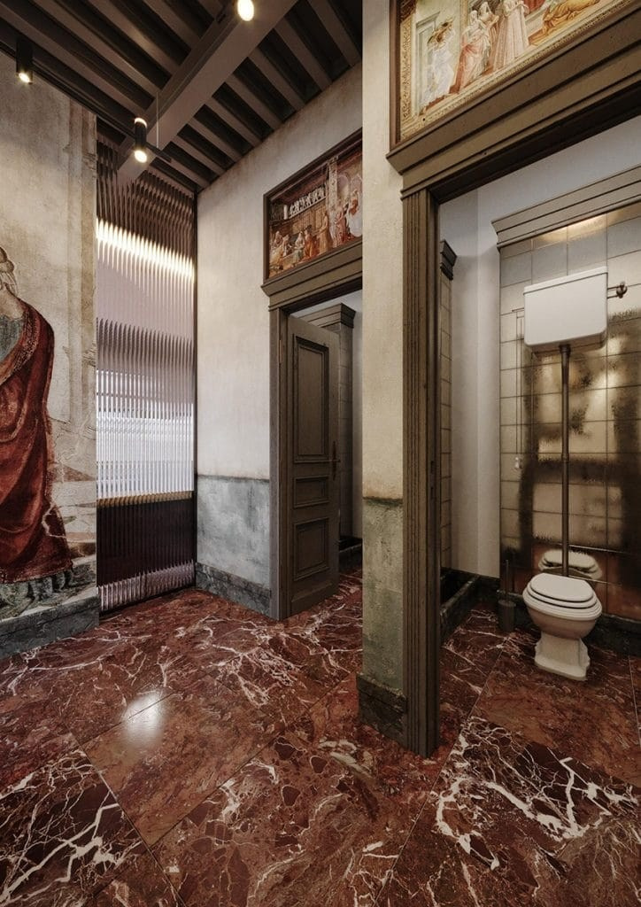 ITALIAN RESTAURANT. Interior Design & 3D Rendering | AB Design Buro