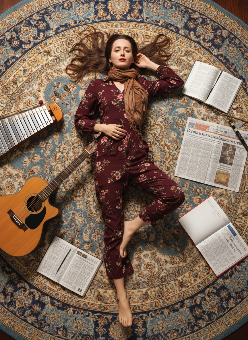 Имиджевый ИИ контент для преподавательницы испанского