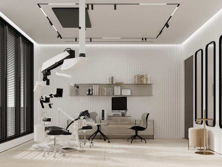 ELEMENTAL КЛИНИКА В ДУБАЕ. Дизайн интерьера и 3D-визуализация | AB Design Buro