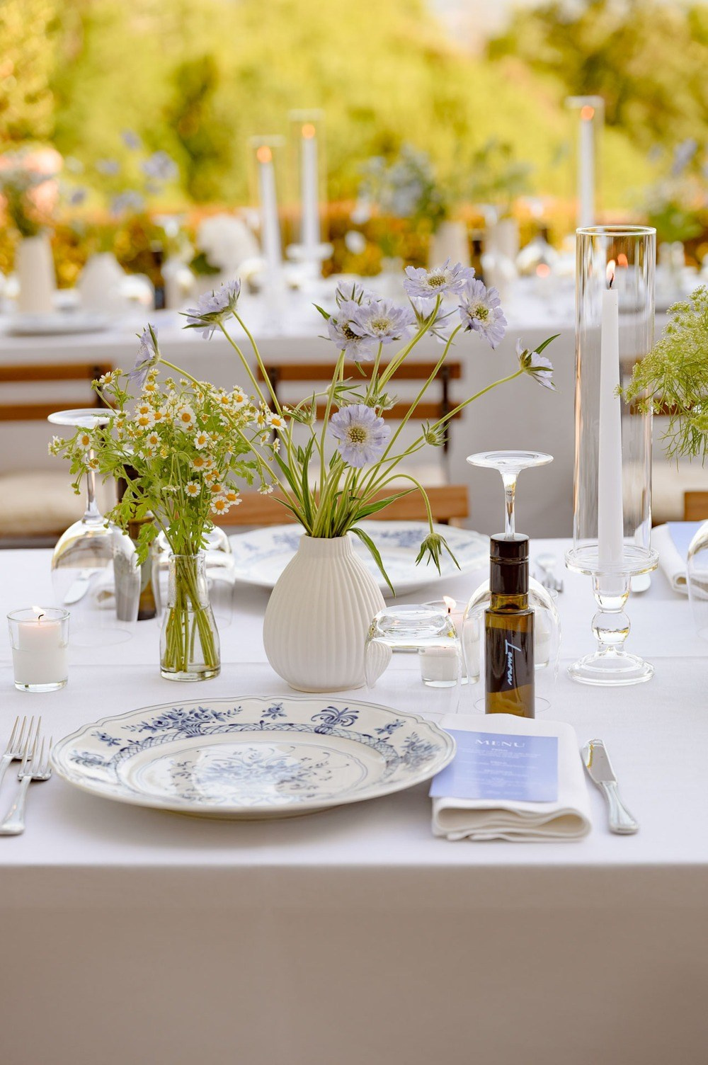 Floral wedding details at Italian villa ceremony in Lucca