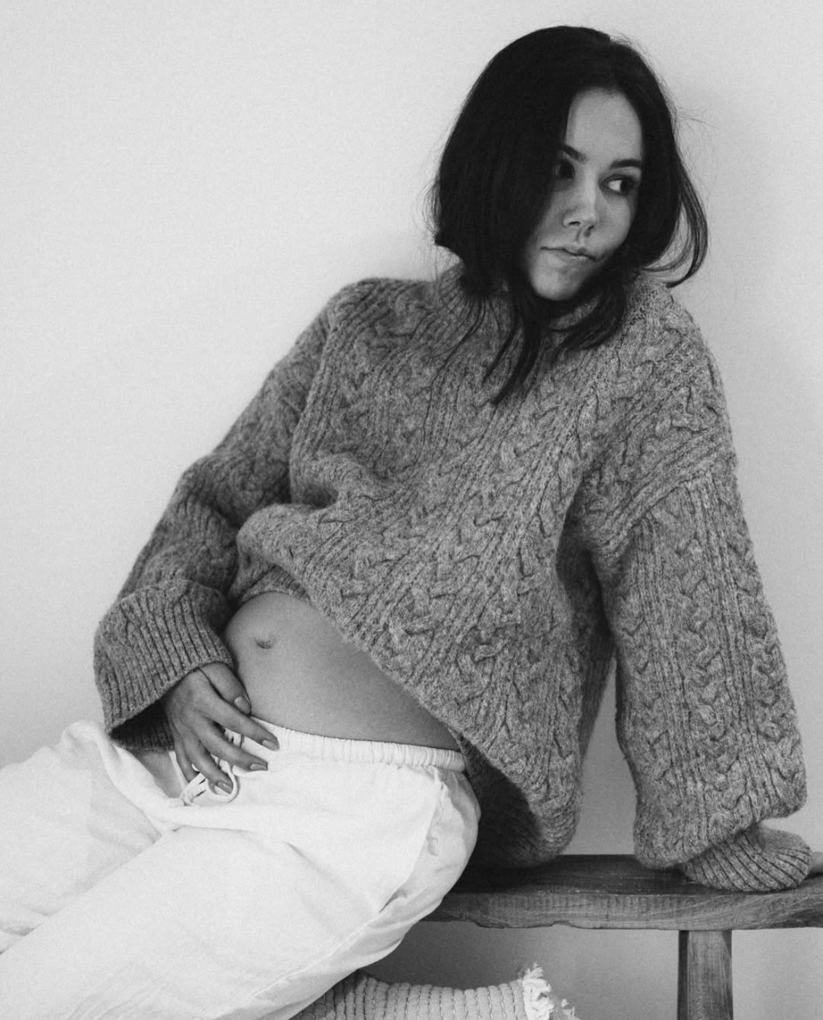 Bay Area maternity photographer capturing candid family moments at home