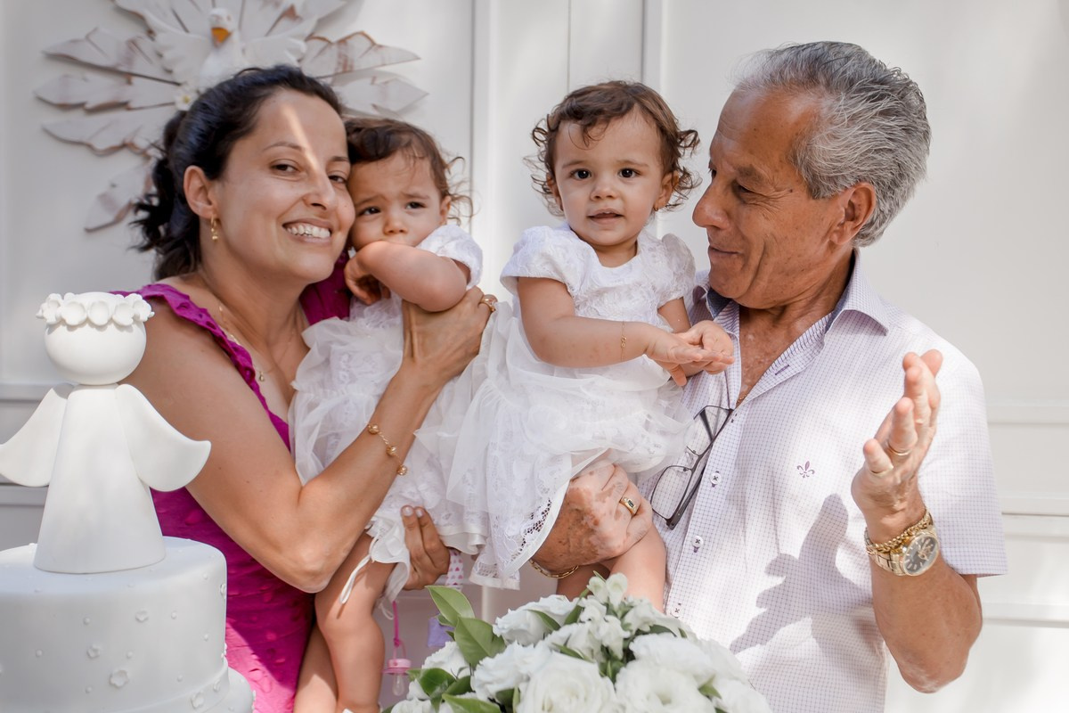 Batizado da Ana Clara e Maria Rita. Fotógrafa de Eventos em São Paulo e Sorocaba Kika Damasceno
