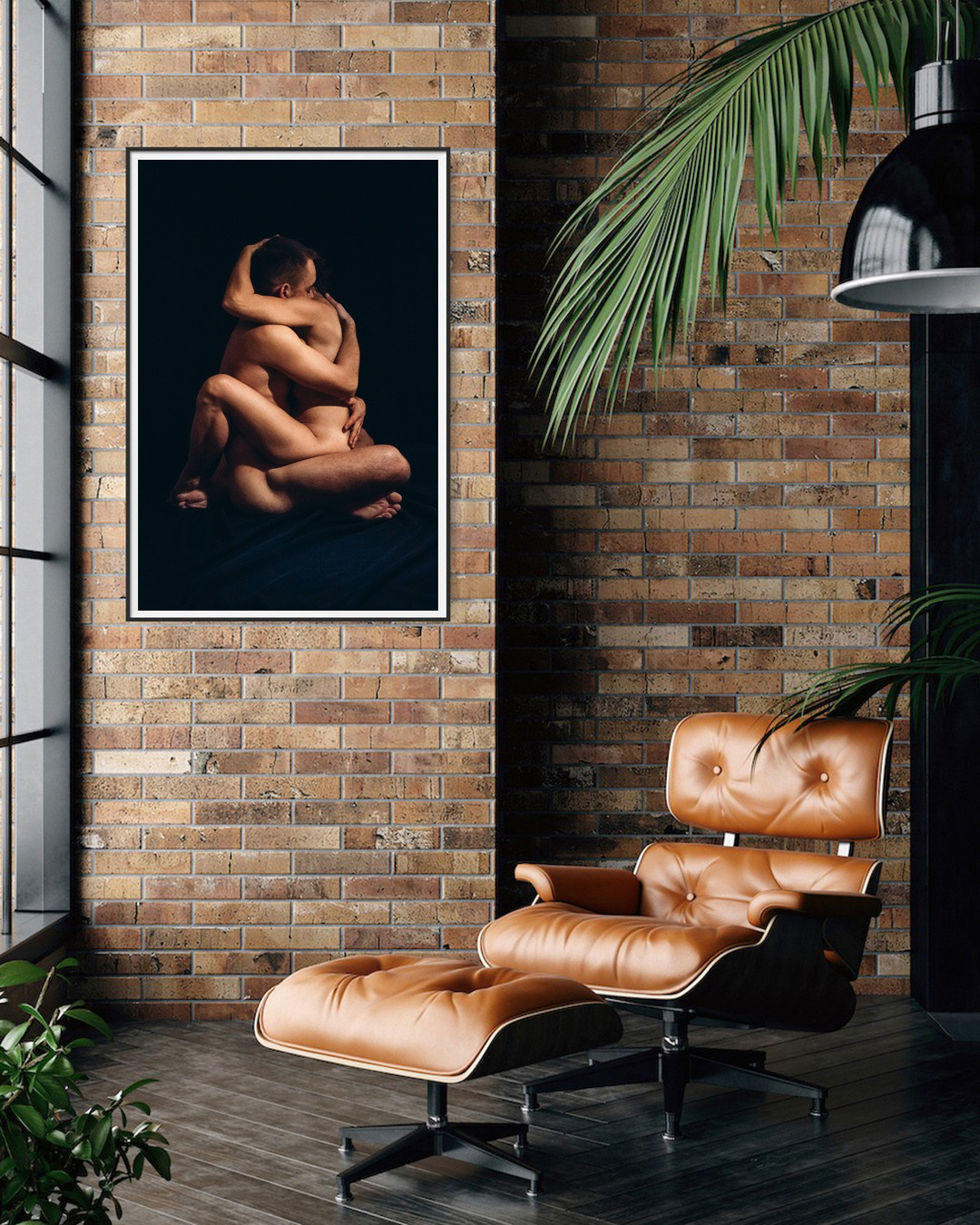 Skin-on-skin. Lolly Shine. Contemporary digital artist