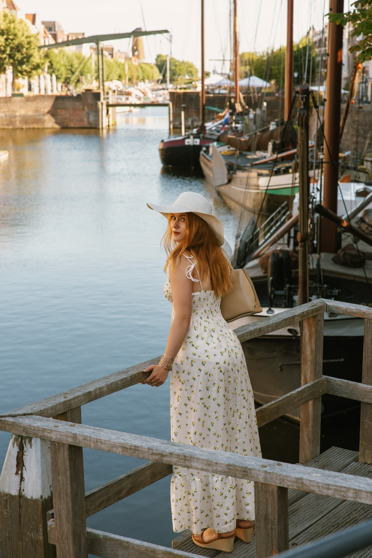 Spontaneous Street Portrait in Delfshaven, Rotterdam. Romantic & Soulful Photography by Natalia Olhova in Rotterdam